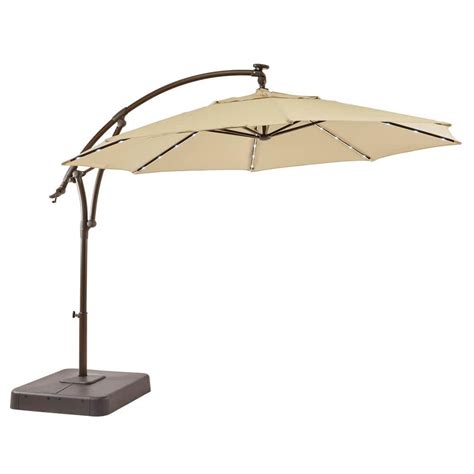 hampton bay outdoor umbrella|cantilever offset outdoor patio umbrella.